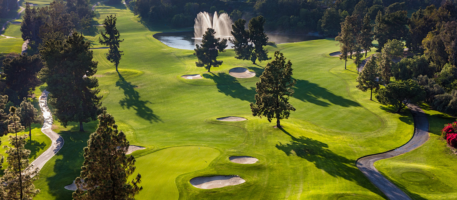  aerial view of a golf course